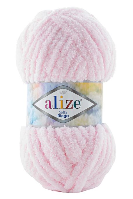 Alize Yarn - ALİZE SOFTY MEGA 31 Bebe Pembe