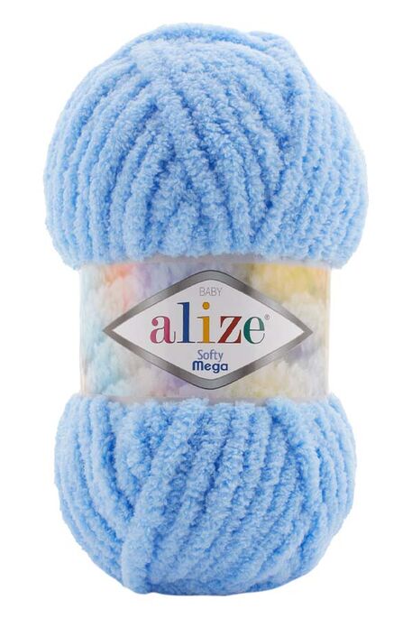 Alize Yarn - ALİZE SOFTY MEGA 40 Mavi