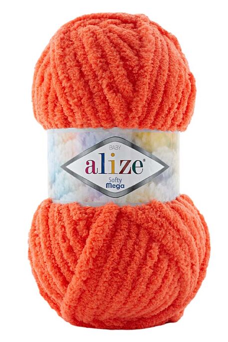 Alize Yarn - ALİZE SOFTY MEGA 421 Nar Çiçeği