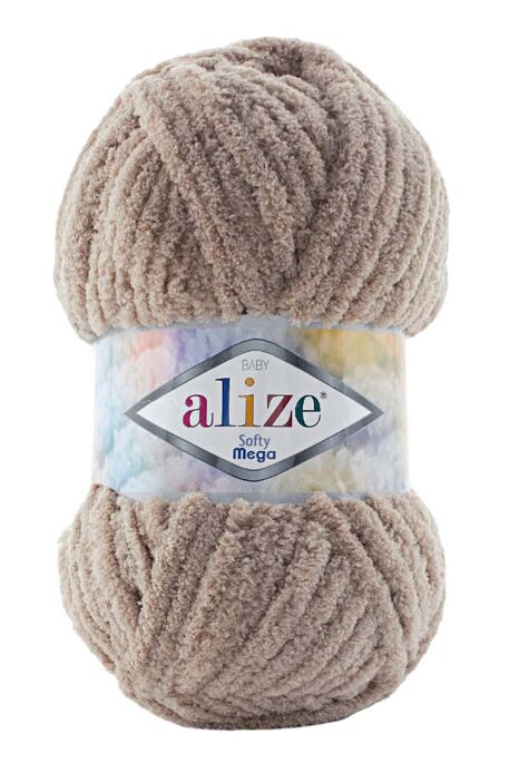 Alize Yarn - ALİZE SOFTY MEGA 530 Vizon