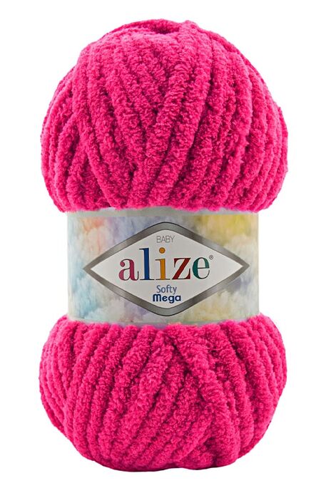 Alize Yarn - ALİZE SOFTY MEGA 798 Fuşya