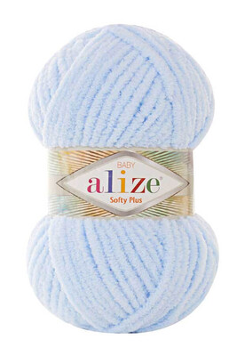 Alize Yarn - ALİZE SOFTY PLUS 183 Bebe Mavi