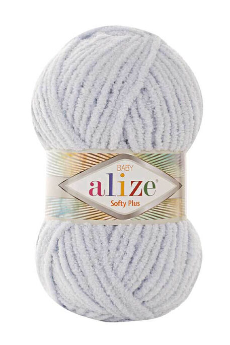 Alize Yarn - ALİZE SOFTY PLUS 500 Gri