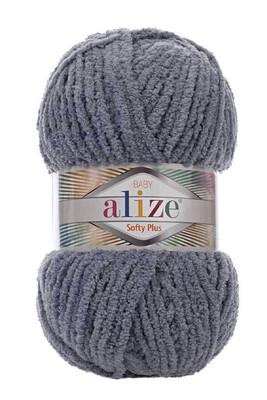 Alize Yarn - ALİZE SOFTY PLUS 87 Füme