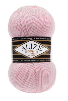 Alize Yarn - ALİZE SÜPERLANA KLASİK KNİTTİNG YARN 161 Powder