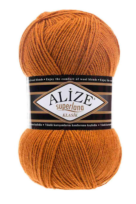 Alize Yarn - ALİZE SÜPERLANA KLASİK KNİTTİNG YARN 234 SPICE COLOR