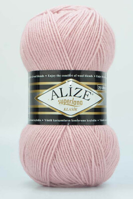 Alize Yarn - ALİZE SÜPERLANA KLASİK KNİTTİNG YARN 275 Rose Flower