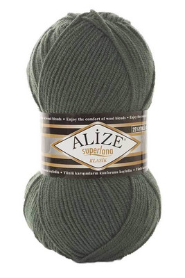 Alize Yarn - ALİZE SÜPERLANA KLASİK KNİTTİNG YARN 469 Pine Green