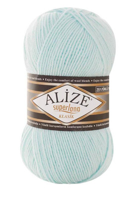 Alize Yarn - ALİZE SÜPERLANA KLASİK KNİTTİNG YARN 522 Mint