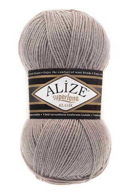 Alize Yarn - ALİZE SÜPERLANA KLASİK KNİTTİNG YARN 541 Mink