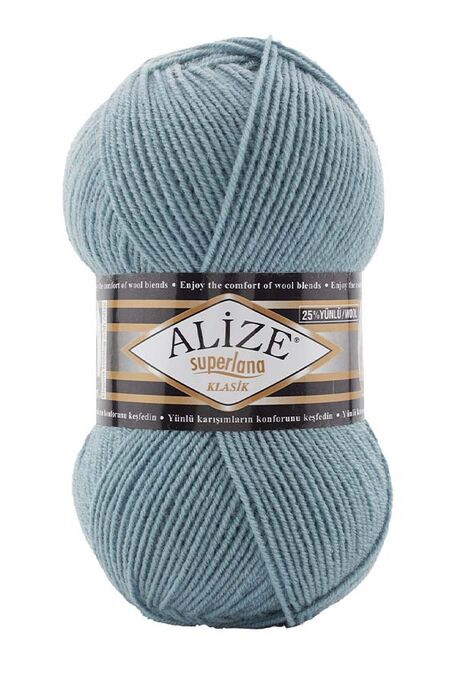 Alize Yarn - ALİZE SÜPERLANA KLASİK KNİTTİNG YARN 575 Azur