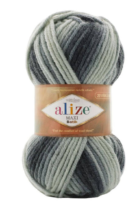 Alize Yarn - ALİZE SUPERLANA MAXİ BATİK 7786