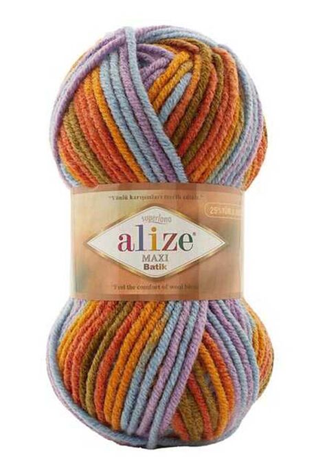 Alize Yarn - ALİZE SUPERLANA MAXİ BATİK 7794