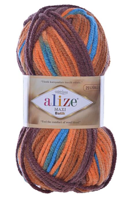 Alize Yarn - ALİZE SUPERLANA MAXİ BATİK 8026