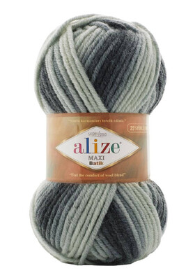 Alize Yarn - ALİZE SUPERLANA MAXİ BATİK YARN 7786