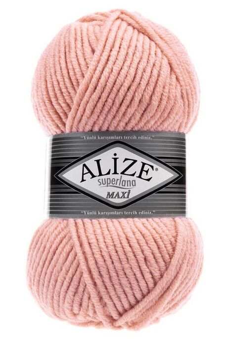 Alize Yarn - ALİZE SUPERLANA MAXİ YARN 502 CREAM CARAMEL