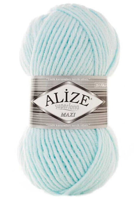 Alize Yarn - ALİZE SUPERLANA MAXİ YARN 522 MINT