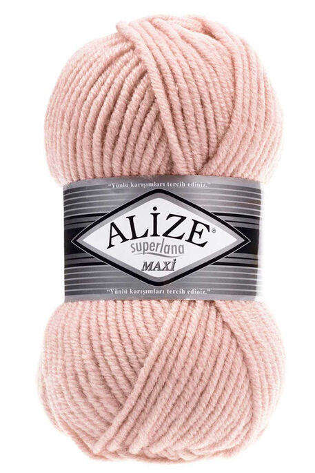 Alize Yarn - ALİZE SUPERLANA MAXİ YARN 523 CRYSTAL PINK