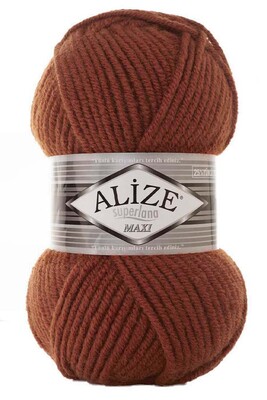 Alize Yarn - ALİZE SUPERLANA MAXİ YARN 597 Tan