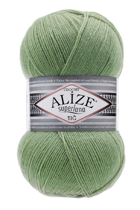 Alize Yarn - ALİZE SUPERLANA TIĞ 852 Yeşil