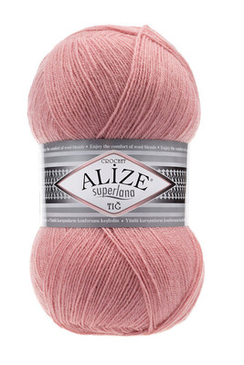 Alize Yarn - ALİZE SUPERLANA TIĞ YARN 144 Salmon