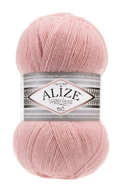 Alize Yarn - ALİZE SUPERLANA TIĞ YARN 161 Powder