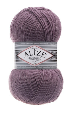 Alize Yarn - ALİZE SUPERLANA TIĞ YARN 312 Lilac