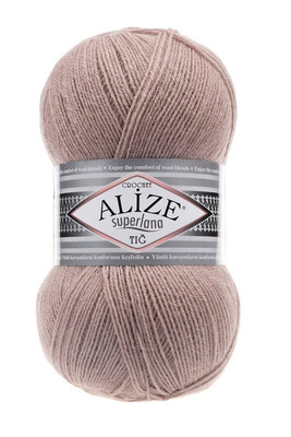 Alize Yarn - ALİZE SUPERLANA TIĞ YARN 541 Mink