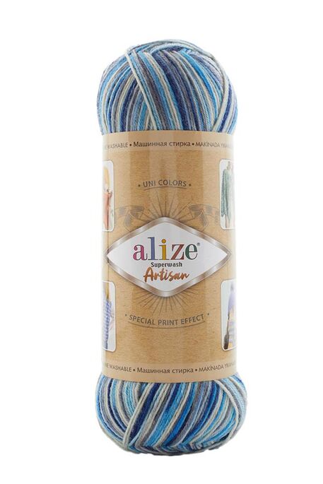 Alize Yarn - ALİZE SUPERWASH ARTİSAN 9016