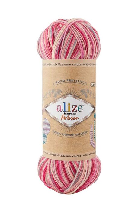 Alize Yarn - ALİZE SUPERWASH ARTİSAN KNİTTİNG YARN 9002