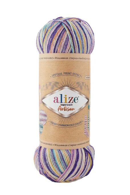 Alize Yarn - ALİZE SUPERWASH ARTİSAN KNİTTİNG YARN 9003