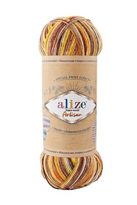 Alize Yarn - ALİZE SUPERWASH ARTİSAN KNİTTİNG YARN 9006