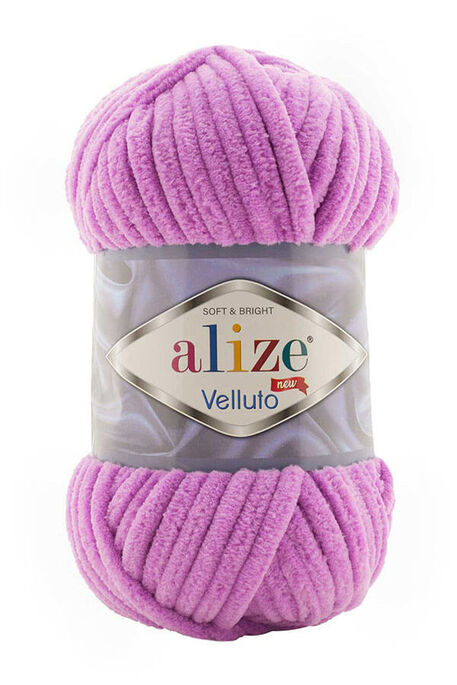 Alize Yarn - ALİZE VELLUTO 378 Orkide