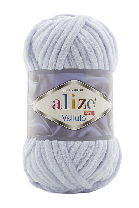 Alize Yarn - ALİZE VELLUTO 416 GRAY