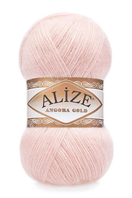 Alize Yarn - ALİZE ANGORA GOLD 271 Pearl Pink