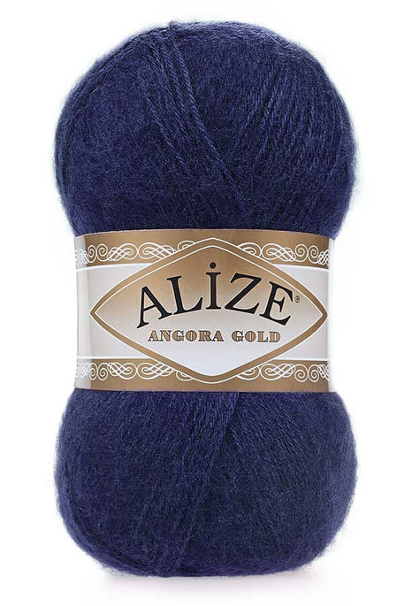 Alize Yarn - ALİZE ANGORA GOLD 58 Navy blue