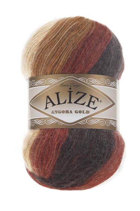 Alize Yarn - ALİZE ANGORA GOLD BATİK COLOR 2626