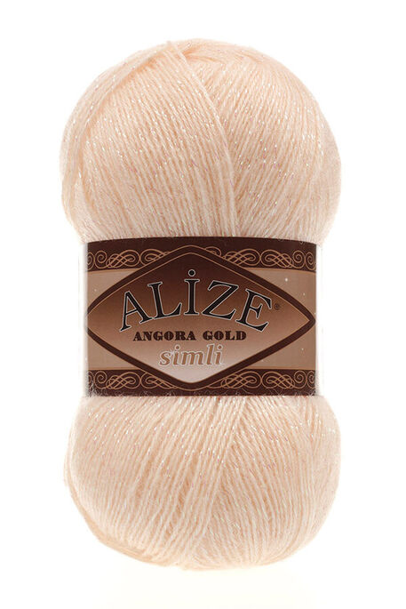 Alize Yarn - ALİZE ANGORA GOLD SİM 681 soft peach