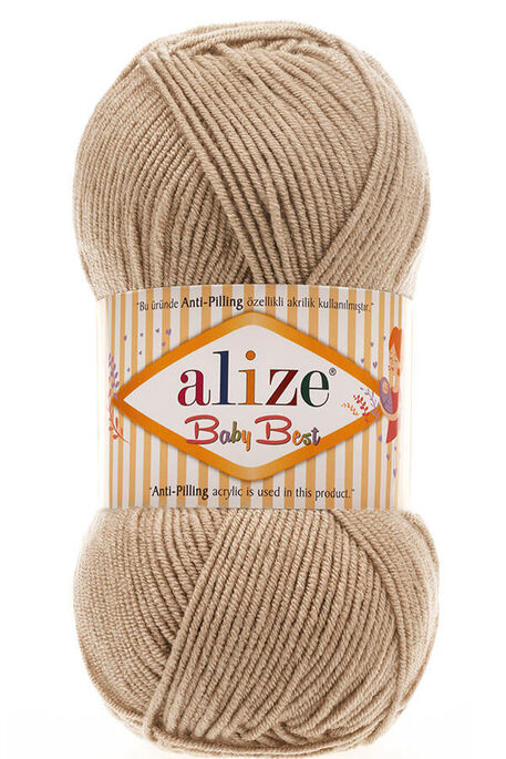 Alize Yarn - ALİZE BABY BEST 256 BEIGE