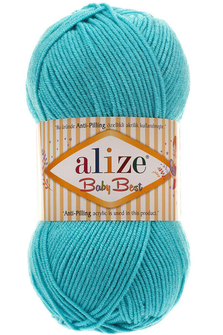 Alize Yarn - ALİZE BABY BEST 287 TURQUOİSE