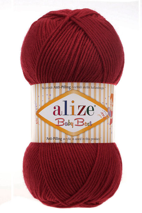 Alize Yarn - ALİZE BABY BEST 390 CHERRY