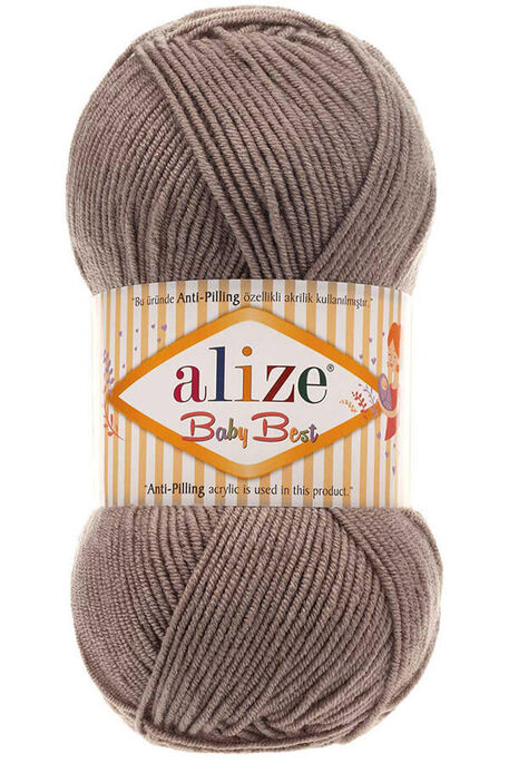 Alize Yarn - ALİZE BABY BEST 534 LIGHT BROWN