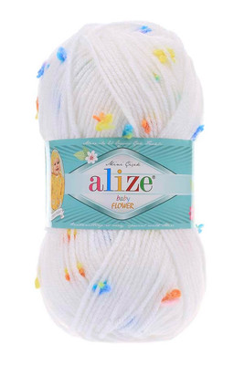 Alize Yarn - ALİZE BABY FLOWER COLOR 5380