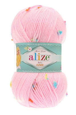 Alize Yarn - ALİZE BABY FLOWER COLOR 5381