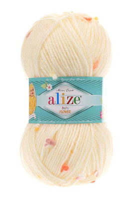 Alize Yarn - ALİZE BABY FLOWER COLOR 5389