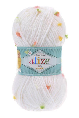 Alize Yarn - ALİZE BABY FLOWER COLOR 5408