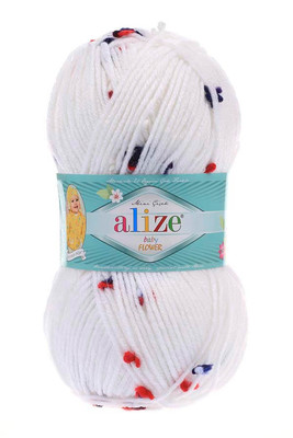 Alize Yarn - ALİZE BABY FLOWER COLOR 5416