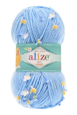 Alize Yarn - ALİZE BABY FLOWER COLOR 5435