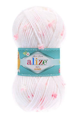 Alize Yarn - ALİZE BABY FLOWER COLOR 5516