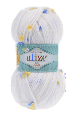 Alize Yarn - ALİZE BABY FLOWER COLOR 5874